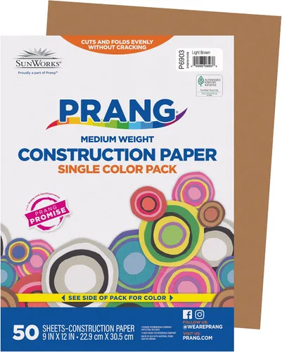 Vista 19 de Prang (Formerly SunWorks) Papel de construcción, gris, 9 x 12 pulgadas, 50 hojas