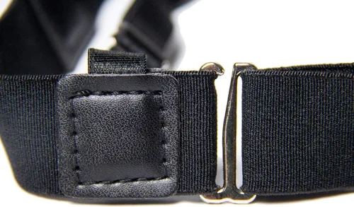 Vista 5 de Estancias de camisa para hombre, soportes para camisas, ligas de camisa, 1 par para hombres y mujeres (negro mágico), Negro