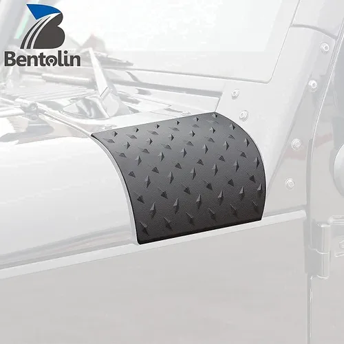 Vista 7 de Bentolin Cowl Body Armor - Cubierta exterior con recubrimiento en polvo, compatible con Jeep Wrangler JK Rubicon Sahara X Off Road Sport Unlimited
