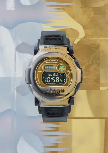 Vista 4 de Casio G-B001MVB-8JR G-Shock G-B001M Series Reloj de importación japonesa modelo enero 2023, negro x rojo