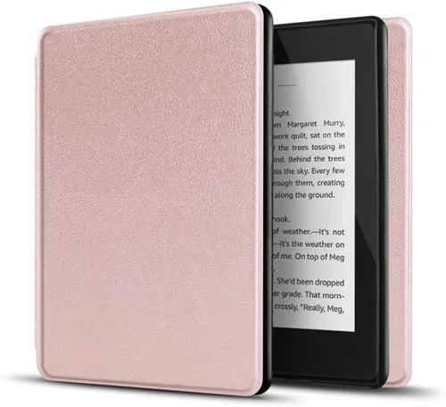 Vista 24 de TNP - Funda delgada para Kindle Paperwhite de 10ª generación, 2018 flor de Almond Blossom