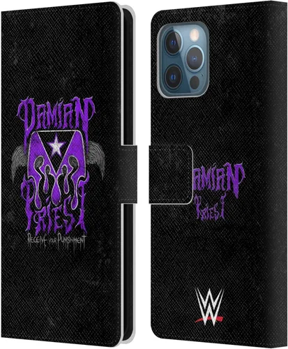 Vista 32 de Head Case Designs Funda de piel con licencia oficial de la WWE Portrait Damian Priest compatible con Apple iPhone 11