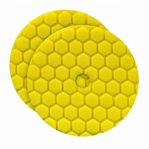 Vista 2 de Almohadilla de corte Chemical Guys con tecnología Hex-Logic Quantum, para corte medio a intenso, 5.5, Negro