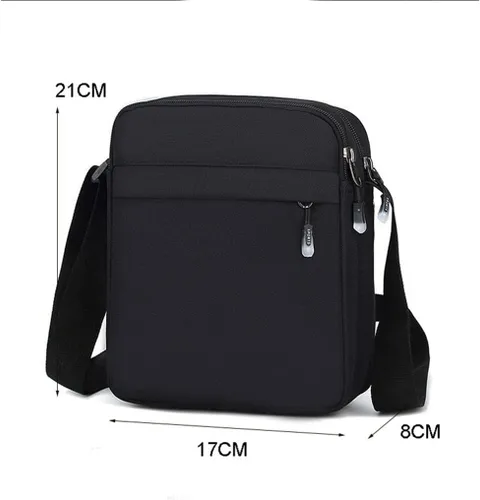 Vista 2 de JAHH - Bolso de mensajero para hombre, bolsas de hombro para hombre, bolsas cruzadas de viaje de negocios