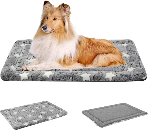 Vista 14 de EMPSIGN Almohadilla para jaula de perro - Alfombrilla de perrera reversible (fría y cálida), lavable a máquina, almohadilla para dormir