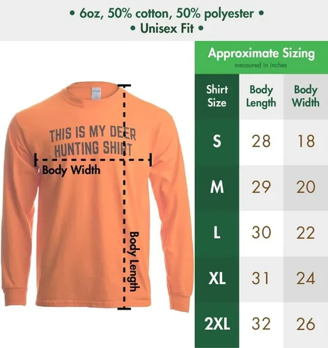 Vista 6 de Camiseta de caza This is My Deer Camiseta divertida de Hunter Blaze naranja
