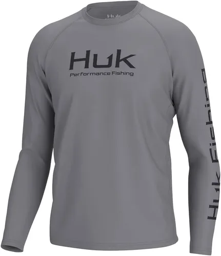 Vista 29 de HUK Camiseta de pesca de manga larga ventilada Pursuit para hombre (+30 UPF)