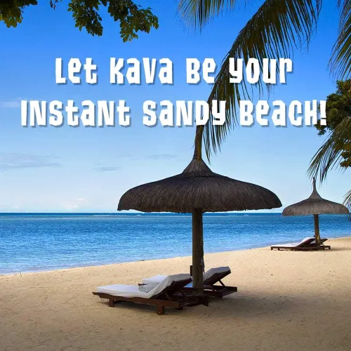 Vista 3 de Instant 30% Kavalactone Kava Drink Singles - Banana Vanilla - Paquete de 6