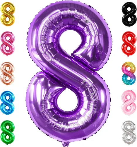 Vista 177 de KatchOn Globo negro del número 1 de 40 pulgadas, globo de feliz cumpleaños