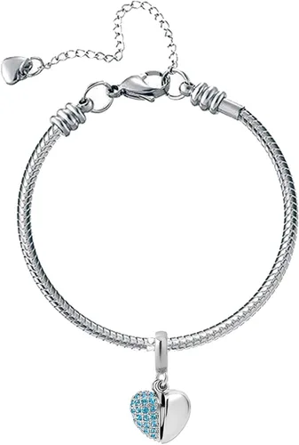 Vista 5 de KunBead Abalorios colgantes de piedra natal de corazón con diseño de abuela y nana, compatible con pulsera Pandora, collar, joyería de cumpleaños