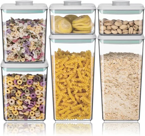 Vista 10 de Ankou Contenedor Hermético para Almacenamiento de Alimentos - 0,32 QT (380ml) Pequeños Contenedores Emergentes con Tapa, Contenedores Apilables Sin