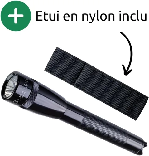 Vista 14 de Maglite - Linterna de LED con soporte y 2 baterías AA Mini Pro +. Color negro