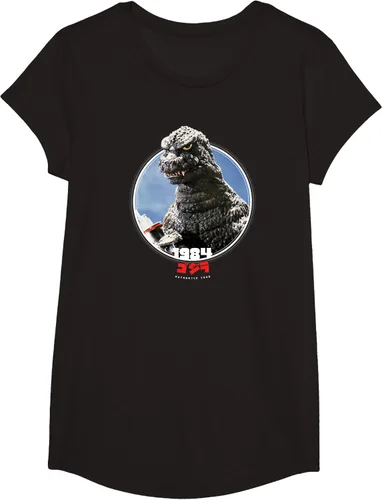 Vista 5 de Godzilla 1984 El regreso de Godzilla Icons of Toho - Camiseta pequeña Negro