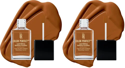 Vista 21 de Black Radiance Color Perfect Base Líquida de Maquillaje de Cobertura Completa, Pimienta de Jamaica, 1 Onza