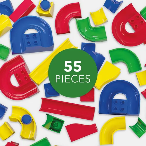 Vista 7 de Hubelino 55 piezas Run Elements - El juego de expansión original Marble Run - Fabricado en Alemania