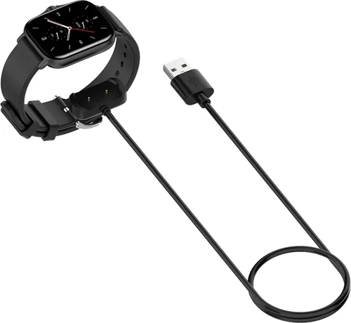 Vista 6 de Cargador compatible con Amazfit Bip 3/T-Rex Pro/GTS 4 Mini/GTS 2 Mini/GTS 2e/GTS 2/GTR 2/GTR 2/GTR 2e/Bip U Pro/Bip 3 Cable de carga USB de repuesto