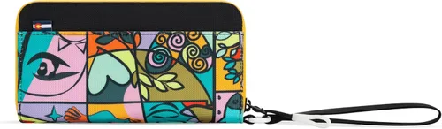 Vista 69 de Sherpani Tulum, cartera grande de nailon con cremallera alrededor, cartera con tarjetero organizador para mujer