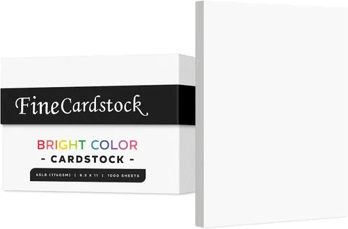 Vista 34 de Papel de alta calidad para tarjetas de colores, caja de 1000 hojas, cartulina de peso medio de 65 libras, perfecta para suministros escolares, artes