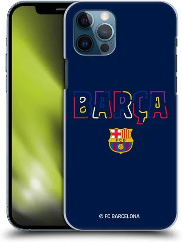 Vista 10 de Head Case Designs Funda rígida con licencia oficial del FC Barcelona Barca Crest Graphics compatible con Apple iPhone 12 / iPhone 12 Pro