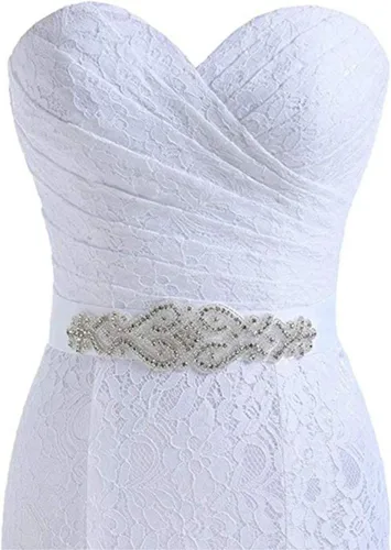 Vista 2 de Likedpage - Vestidos de novia, corte de sirena, con encaje, para mujer
