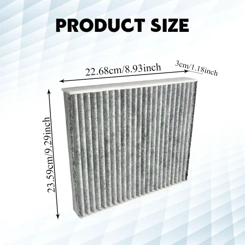 Vista 2 de CF10134 Filtro de aire de cabina, filtro de aire acondicionado para automóvil, filtros de cabina de alta calidad con carbón activado, filtros