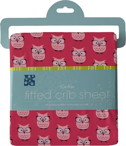 Vista 3 de KicKee - Sábana bajera ajustable para cuna de bebé, impresiones adorables para colchón de cuna, hecha de viscosa de bambú para ropa de cama de bebé