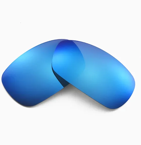 Vista 4 de walleva polarizadas Fire + Ice Azul Lentes para Oakley Crosshair 2.0(versión de 2010), color rojo