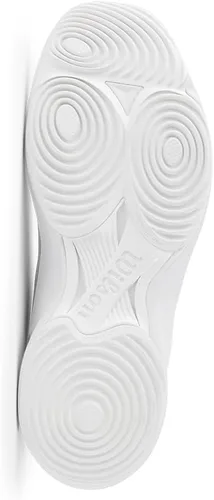 Vista 4 de WILSON Zapatos de pádel Hurakn Pro V2 para mujer, Blanco/Blanco/Plateado