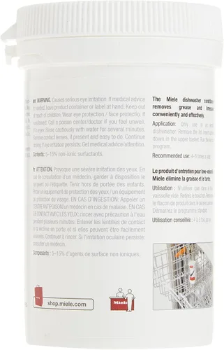 Vista 6 de Miele UltraTab - Tabletas de lavavajillas todo en 1 + limpiador de lavavajillas Miele DishClean