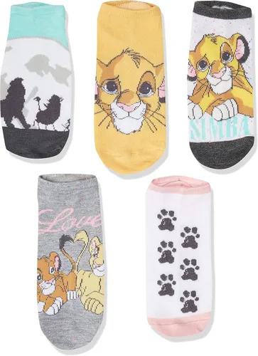 Vista 2 de Disney Lion King - Paquete de 5 calcetines para mujer