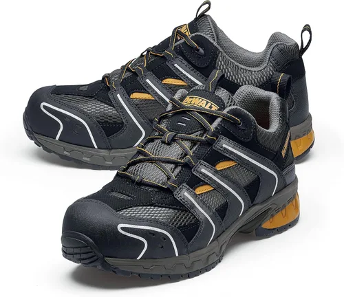 Vista 6 de DEWALT Shoes for Crews Torque, Men's Steel Toe (ST) Low or Mid Cut Slip Resistant Work Shoes, Water Resistant, Black