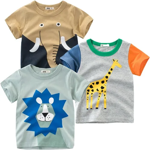 Vista 7 de GFQLONG Camisetas de manga corta para niños pequeños, camisetas de algodón Avión