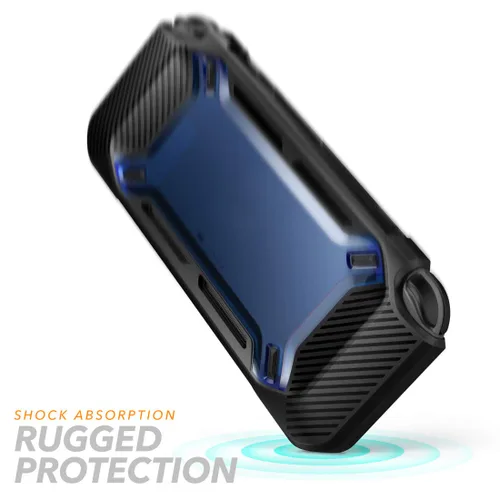 Vista 2 de Mumba estuche para Nintendo Switch Resistente Delgado engomado para Nintendo Switch 2017 Azul