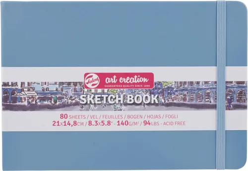 Vista 3 de Talens Art Creation Cuaderno de bocetos Espiral 15X15 cm, 80 Pages, 110Gr