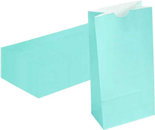 Vista 12 de Restaurantware Bag Tek - Bolsas de papel de 2 libras, 100 bolsas de almuerzo desechables, pequeñas para almuerzos, sándwiches y aperitivos, bolsas