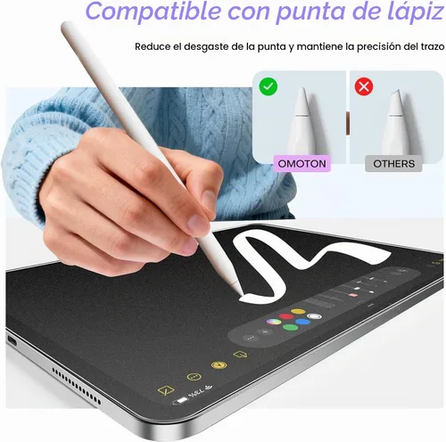 Vista 5 de OMOTON PAPERSENSE - Protector de pantalla de papel para iPad Mini 7 A17 Pro Mini 6