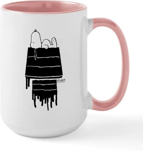 Vista 199 de CafePress SNOOPY Joe Cool - Taza de café de cerámica (15.0 fl oz)