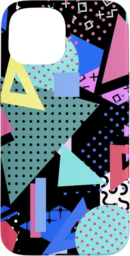 Vista 6 de 80s Geometric Memphis Pattern Vintage 1980s 90s Phone Cover Case for iPhone 17