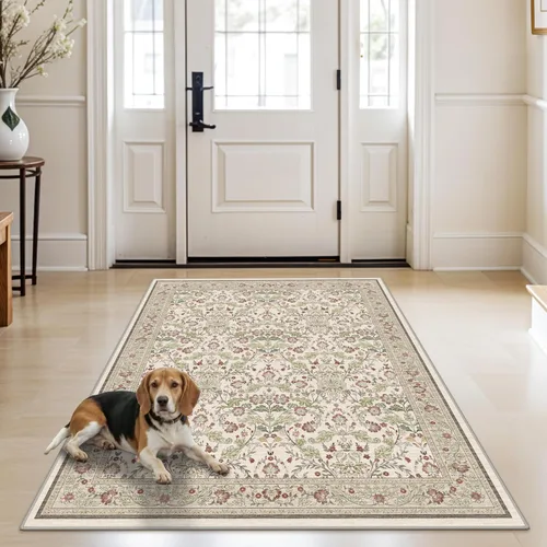Vista 35 de Alfombra lavable de cocina de 2 x 6: antideslizante oriental interior alfombra pasillo Soft Easy Clean Thin Floor Throw Carpet for Bedroom
