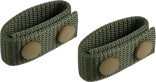 Vista 8 de FRTKK Cinturón de servicio con broches dobles para cinturón de 2¼ pulgadas de ancho, cinturón táctico de seguridad, accesorios de equipo militar