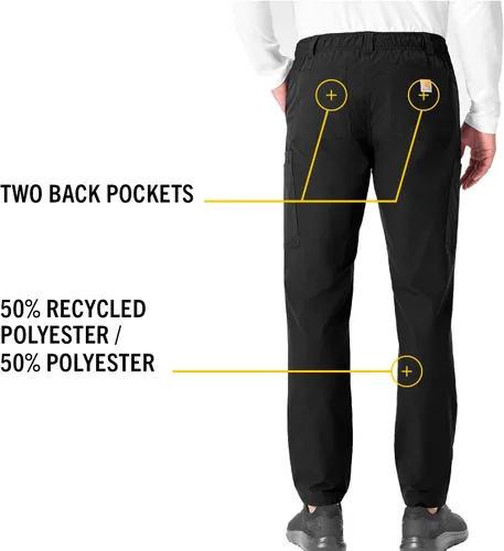 Vista 4 de Carhartt Men's Force Straight Leg Pant