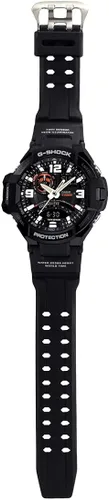 Vista 5 de Casio G-Shock GA1000-1A Reloj de cuarzo de silicona negro con esfera negra para hombre