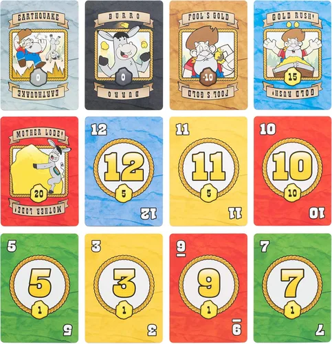 Vista 6 de Zeke's Gold Grab! El galardonado juego de cartas de diversión familiar Juego de cartas para niños, adolescentes, adultos y noche de juego familiar