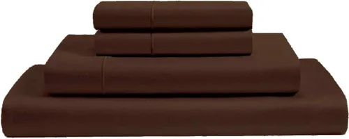 Vista 18 de 100% algodón Giza Egyptian Dreams [4 piezas] juego de sábanas de bolsillo extra profundo de 22 pulgadas, sábanas y fundas de almohada, fibra larga
