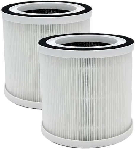 Vista 2 de Filtro compatible con purificadores de aire TCL BREEVA A1/A1W, pieza de repuesto # Breeva A1F, paquete de 2