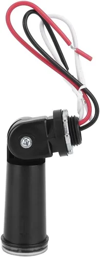Vista 6 de Fdit Interruptor de control de sensor de fotocélula para exteriores, con cable duro, control de luz ocular con sensor fotoeléctrico, sensor de luz