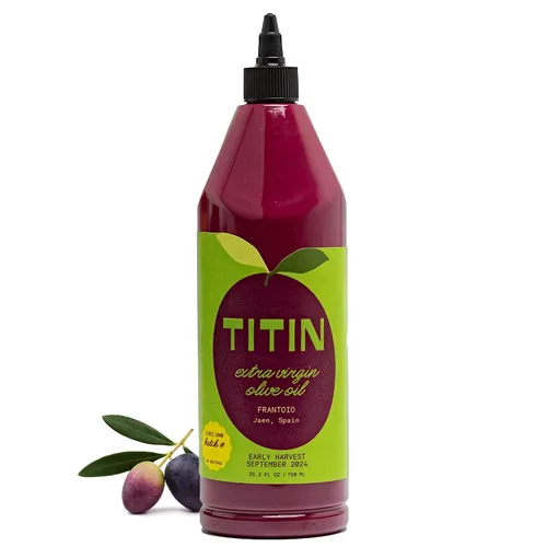 Vista 7 de TITIN Aceite de oliva virgen extra para cocinar todos los días, 2 litros x 1 unidad, alto polifenol, aceite de oliva picual prensado en frío