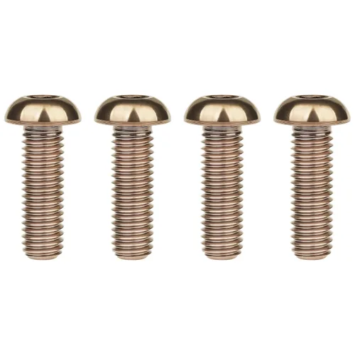 Vista 11 de Tornillos de titanio M8 con cabeza de botón, paquete de 4 (M8x15mm, negro) 15 20 25 30 1.378 in disponible para modificaciones de coches