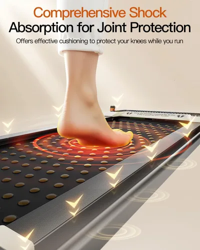 Vista 5 de FUNRAY Versatile Walking Pad Treadmill with Incline - Dual-Sided Under Desk Treadmill with Foot Massage,2 in 1 Walking Pad for Home/Office, Portable