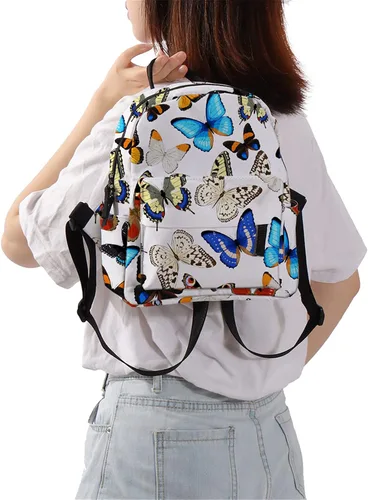 Vista 9 de Mini mochila para niñas, bolsa de tiro con impresión Deanfun bolsa impermeable a la moda, Mnsb-31, Mini Size, Mochilas Sling